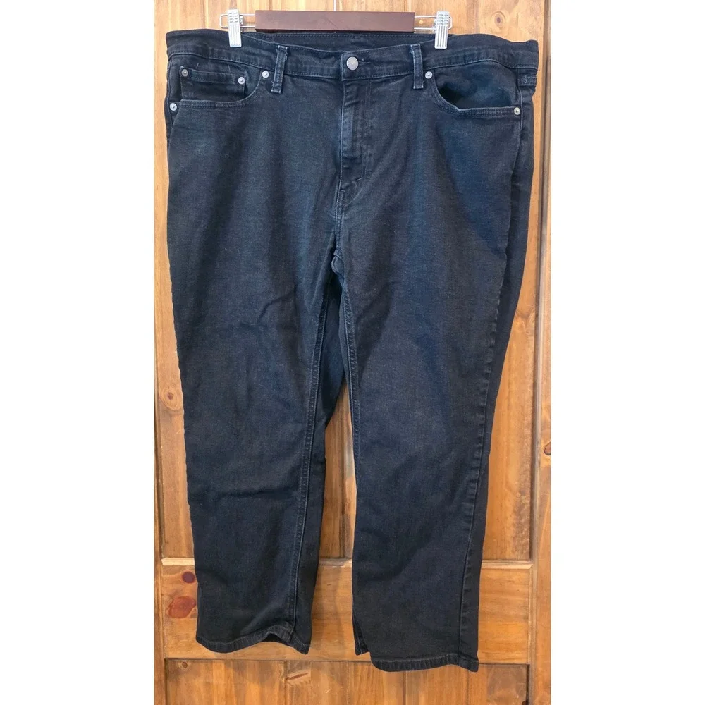 Levi's 541 Athletic Taper Jeans Mens 44x29 Black Excellent Denim Pants